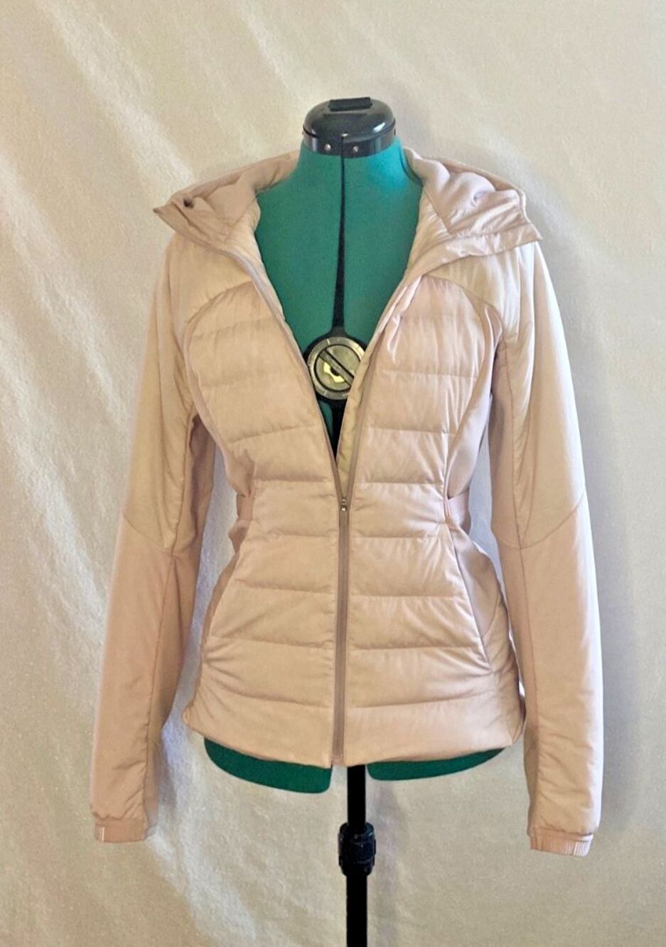 Lululemon Down For it All Quilted Jacket Baby Pink Size 8